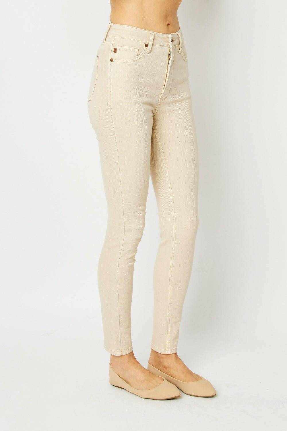 Sculpted tummy control skinny jeans - Love Salve